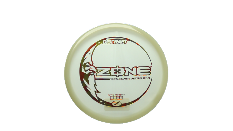Discraft Mega Glo Z Zone Putter Front View
