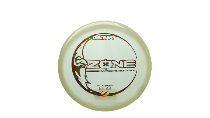 Discraft Mega Glo Z Zone Putter Front View