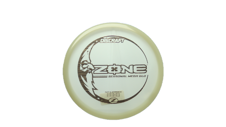 Discraft Mega Glo Z Zone Putter Front View