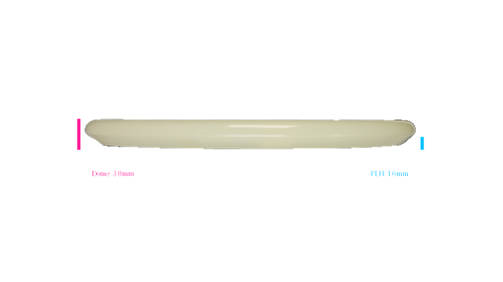Discraft Mega Glo Z Zone Putter Profile View