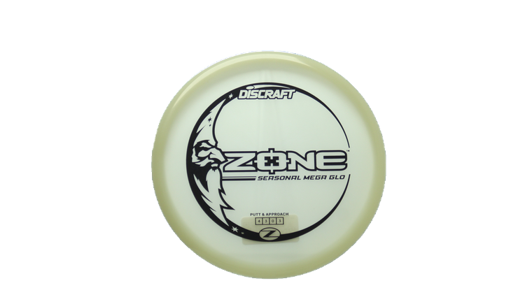 Discraft Mega Glo Z Zone Putter Front View