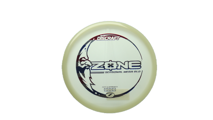 Discraft Mega Glo Z Zone Putter Front View