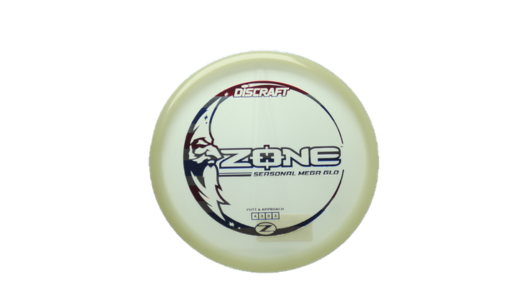 Discraft Mega Glo Z Zone Putter Front View