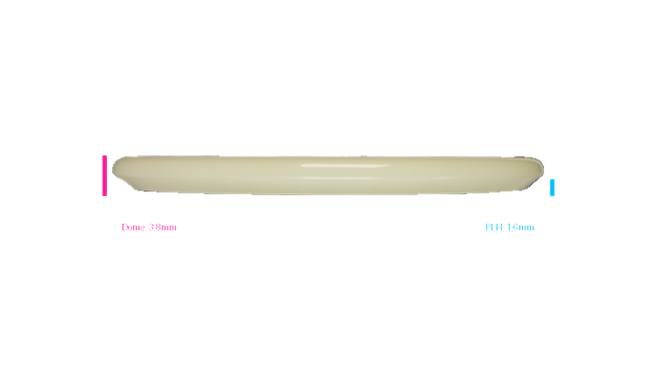 Discraft Mega Glo Z Zone Putter Profile View