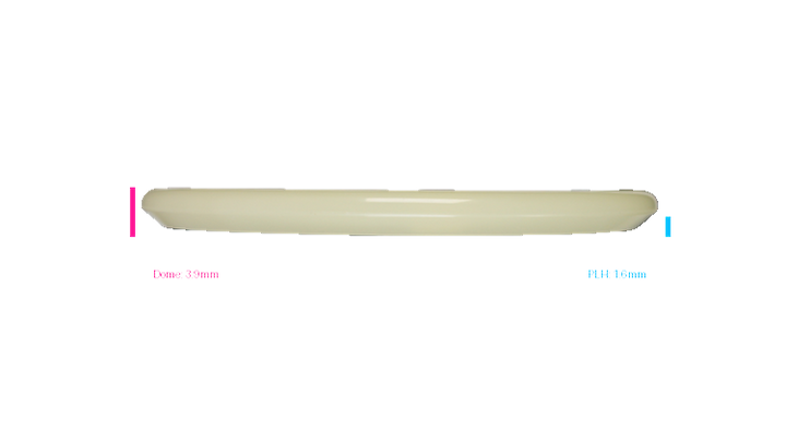 Discraft Mega Glo Z Zone Putter Profile View