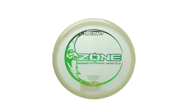 Discraft Mega Glo Z Zone Putter Front View