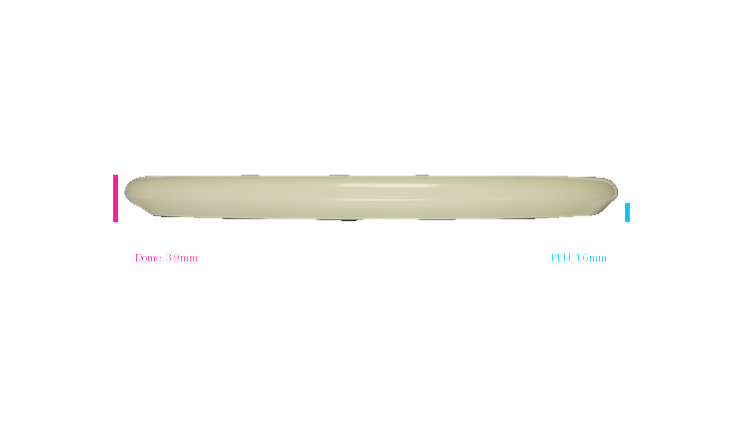 Discraft Mega Glo Z Zone Putter Profile View