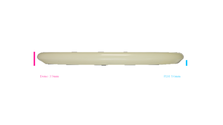 Discraft Mega Glo Z Zone Putter Profile View
