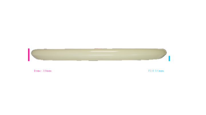 Discraft Mega Glo Z Zone Putter Profile View