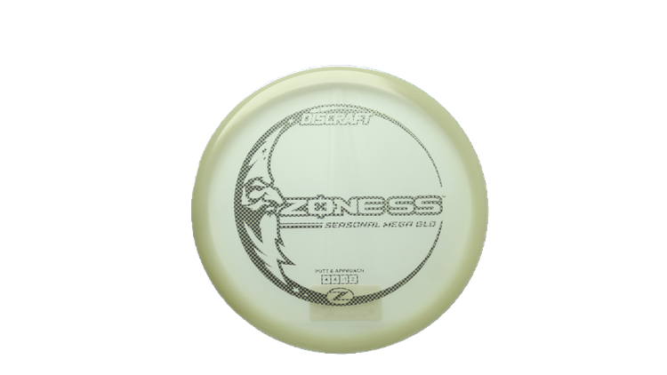 Discraft Mega Glo Z Zone SS Putter Front View