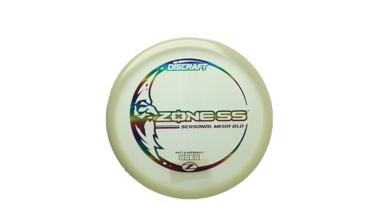 Discraft Mega Glo Z Zone SS Putter Front View