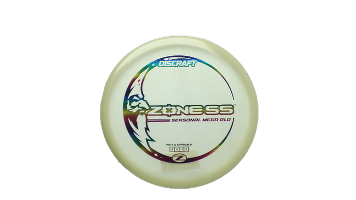 Discraft Mega Glo Z Zone SS Putter Front View