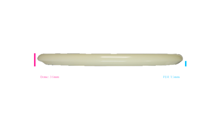 Discraft Mega Glo Z Zone SS Putter Profile View