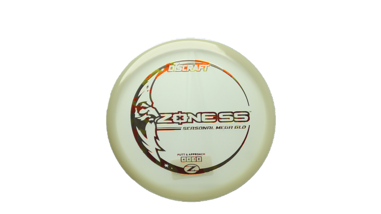 Discraft Mega Glo Z Zone SS Putter Front View