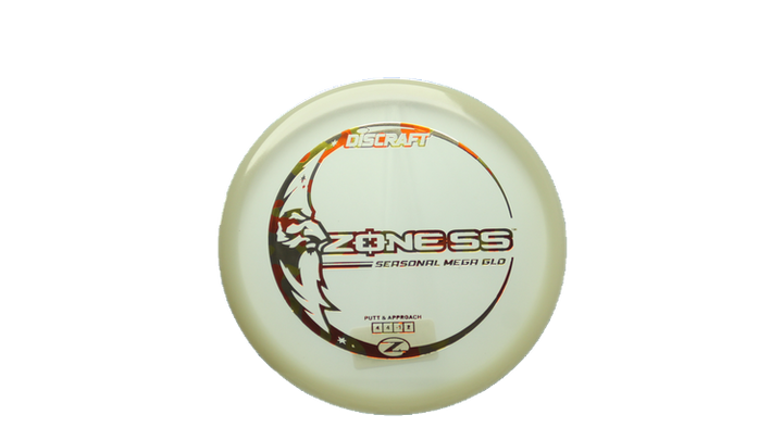 Discraft Mega Glo Z Zone SS Putter Front View