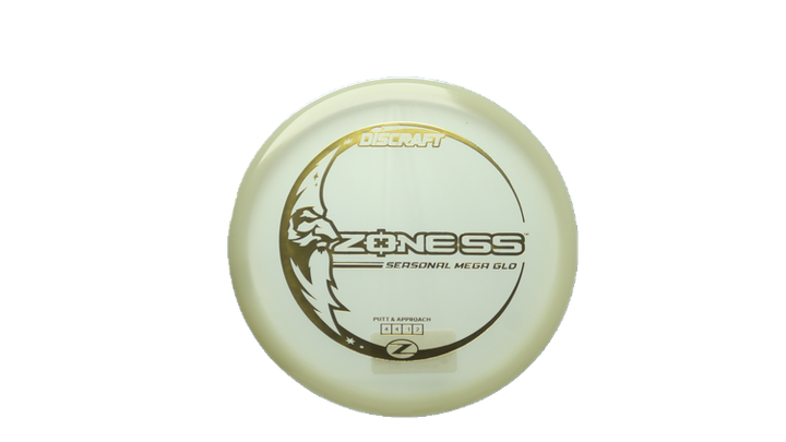 Discraft Mega Glo Z Zone SS Putter Front View