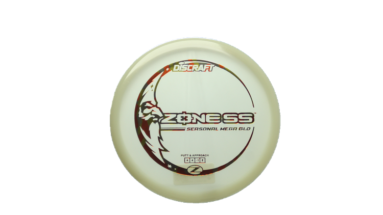 Discraft Mega Glo Z Zone SS Putter Front View