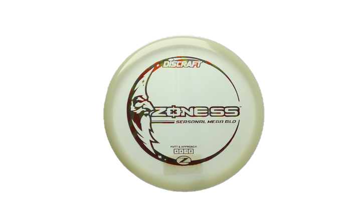 Discraft Mega Glo Z Zone SS Putter Front View