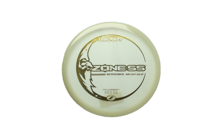 Discraft Mega Glo Z Zone SS Putter Front View