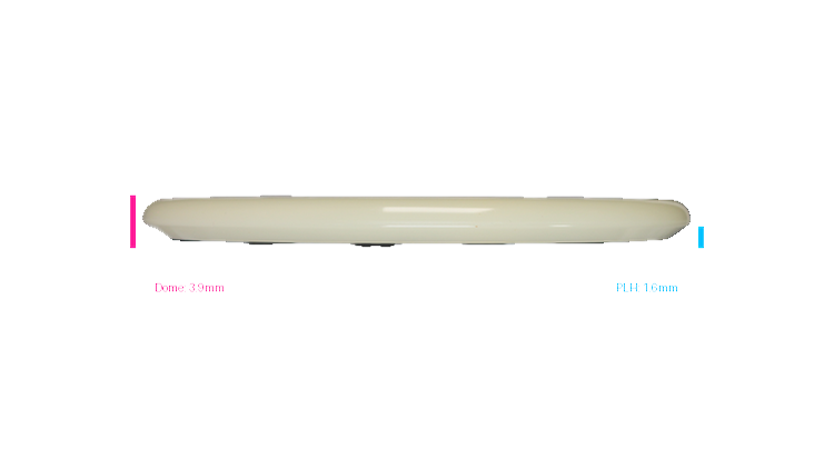 Discraft Mega Glo Z Zone SS Putter Profile View