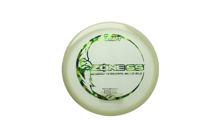 Discraft Mega Glo Z Zone SS Putter Front View