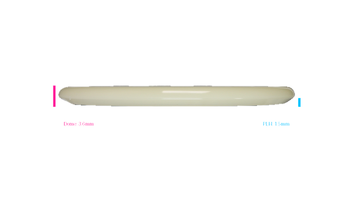 Discraft Mega Glo Z Zone SS Putter Profile View