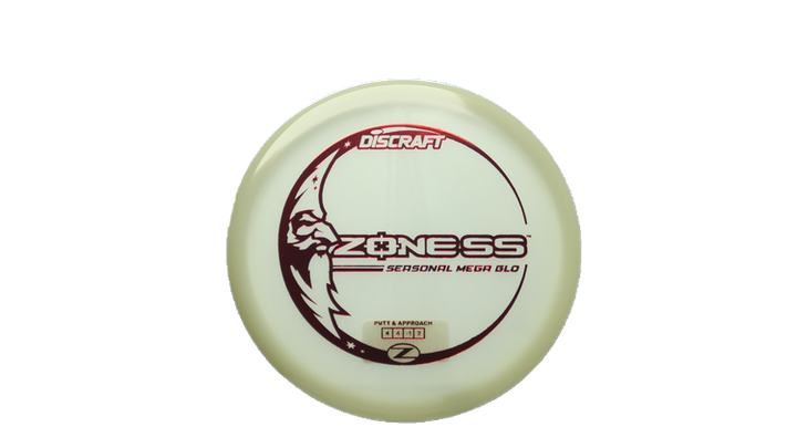 Discraft Mega Glo Z Zone SS Putter Front View