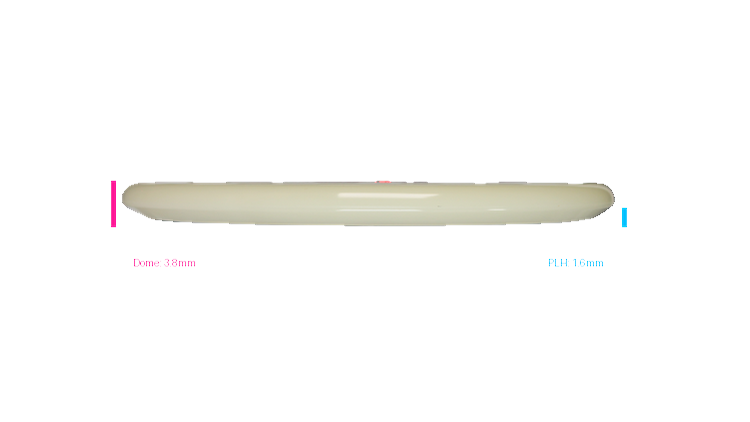 Discraft Mega Glo Z Zone SS Putter Profile View