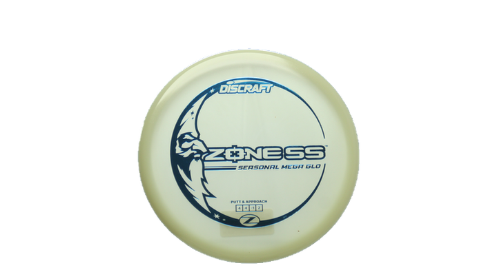 Discraft Mega Glo Z Zone SS Putter Front View
