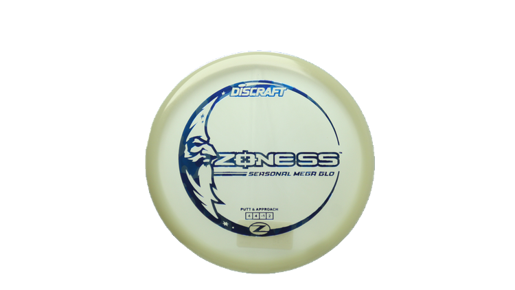 Discraft Mega Glo Z Zone SS Putter Front View