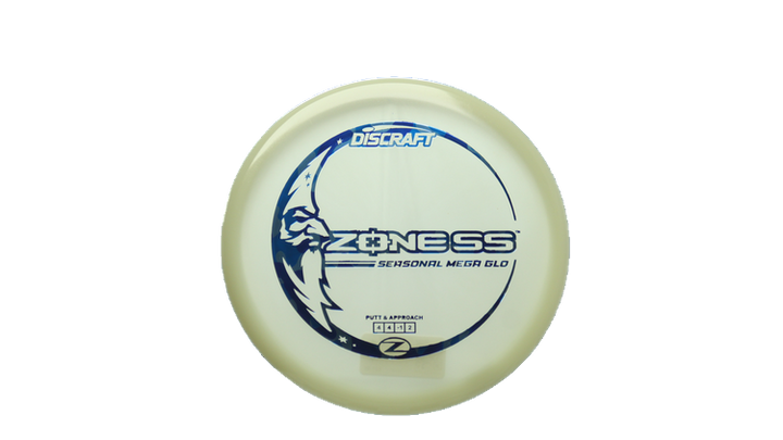Discraft Mega Glo Z Zone SS Putter Front View