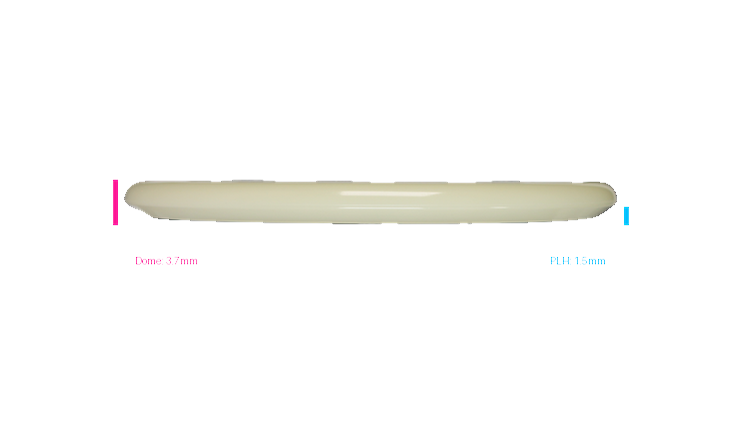 Discraft Mega Glo Z Zone SS Putter Profile View