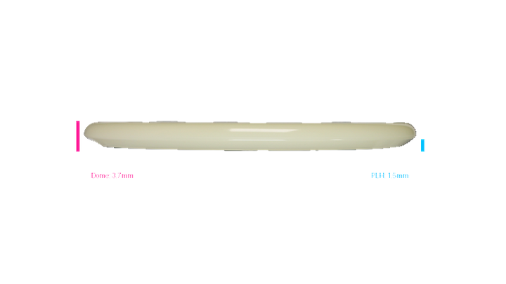 Discraft Mega Glo Z Zone SS Putter Profile View