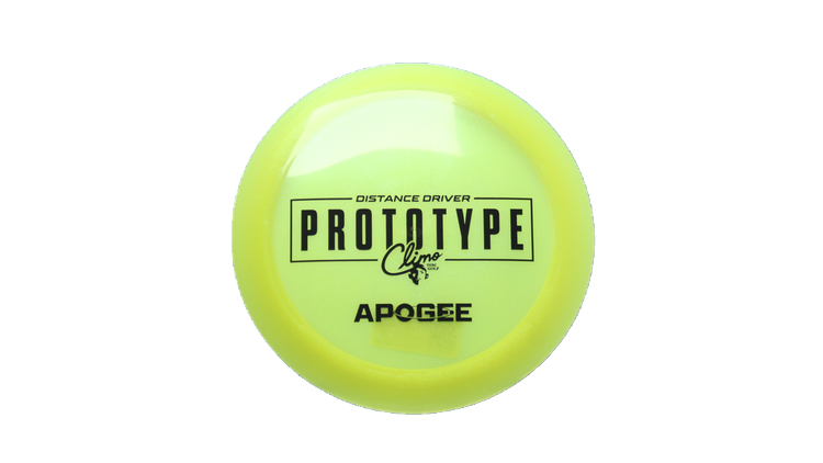 Climo Disc Golf 2026 Proto Signature Line Apogee Distance Driver Front View