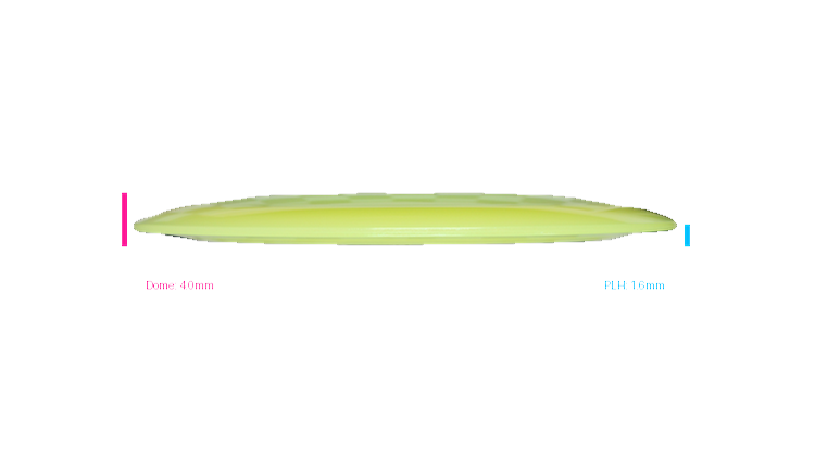 Climo Disc Golf 2026 Proto Signature Line Apogee Distance Driver Profile View