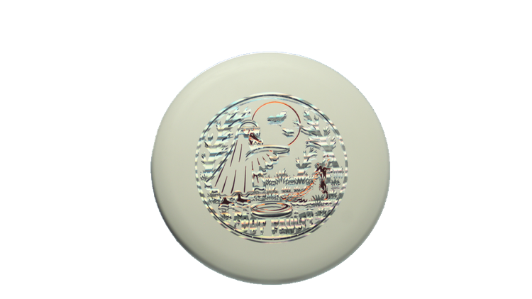 Pie Pan Discs 2026 Halloween Foot Fault Eggs-Out Stick Butter Bagger Putter Front View