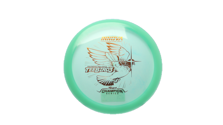 Innova 2026 Rainers Balodis Tour Series Proto Glow Champion Teebird3 Fairway Driver Front View