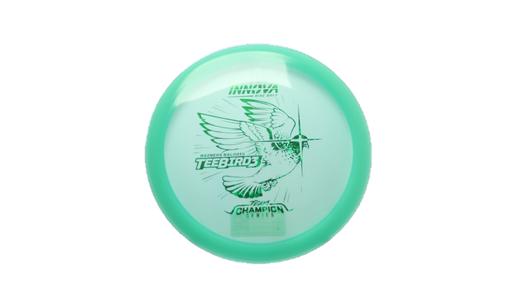 Innova 2026 Rainers Balodis Tour Series Proto Glow Champion Teebird3 Fairway Driver Front View