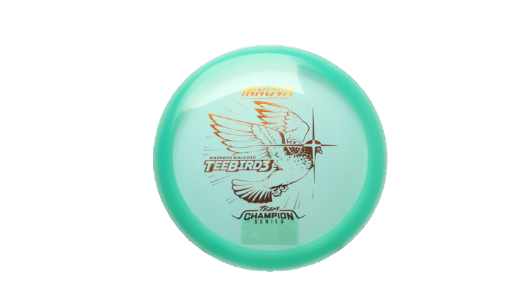 Innova 2026 Rainers Balodis Tour Series Proto Glow Champion Teebird3 Fairway Driver Front View