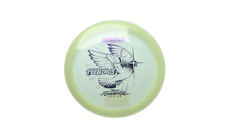 Innova 2026 Rainers Balodis Tour Series Proto Glow Champion Teebird3 Fairway Driver Front View