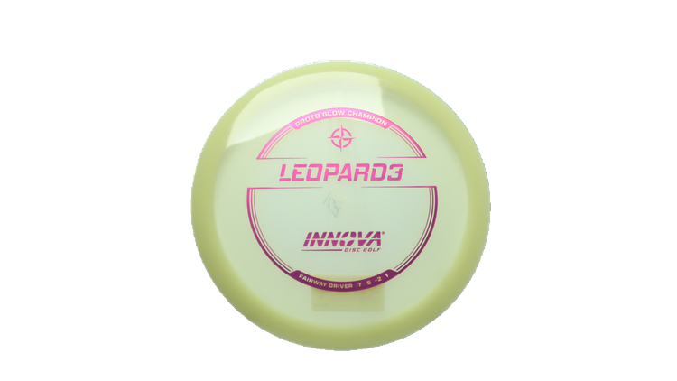 Innova Proto Glow Champion Leopard3 Fairway Driver Front View