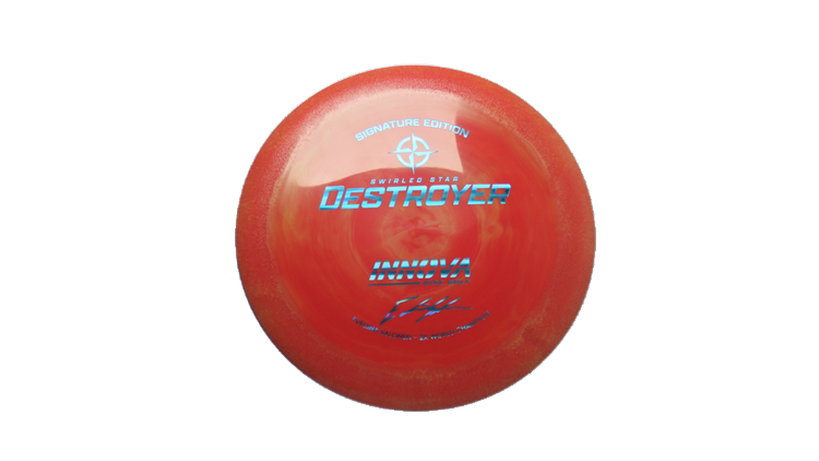 Innova 2026 2X Eveliina Signature Edition Swirled Star Destroyer Distance Driver Front View
