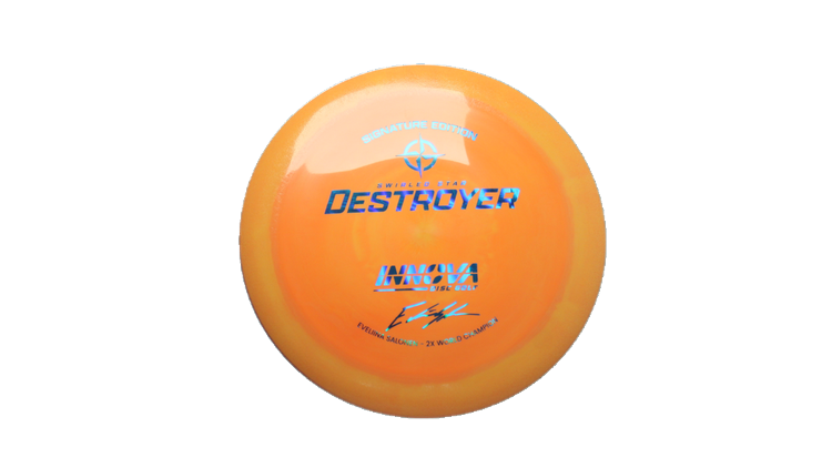 Innova 2026 2X Eveliina Signature Edition Swirled Star Destroyer Distance Driver Front View