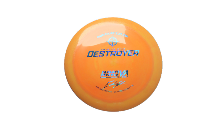Innova 2026 2X Eveliina Signature Edition Swirled Star Destroyer Distance Driver Front View