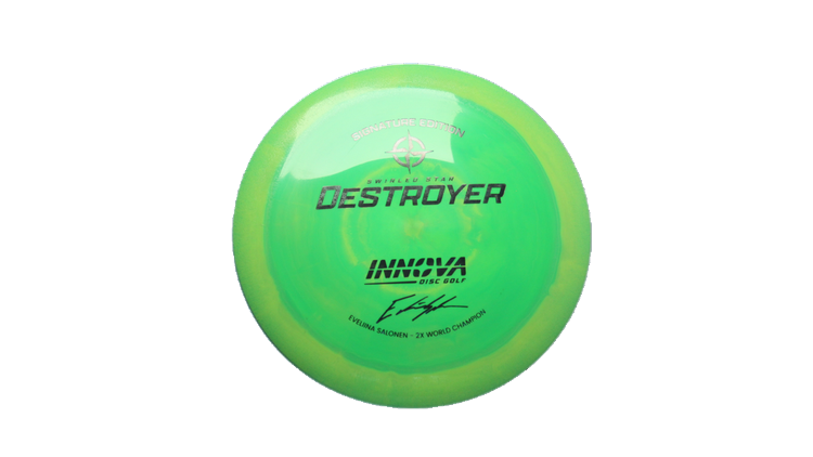 Innova 2026 2X Eveliina Signature Edition Swirled Star Destroyer Distance Driver Front View