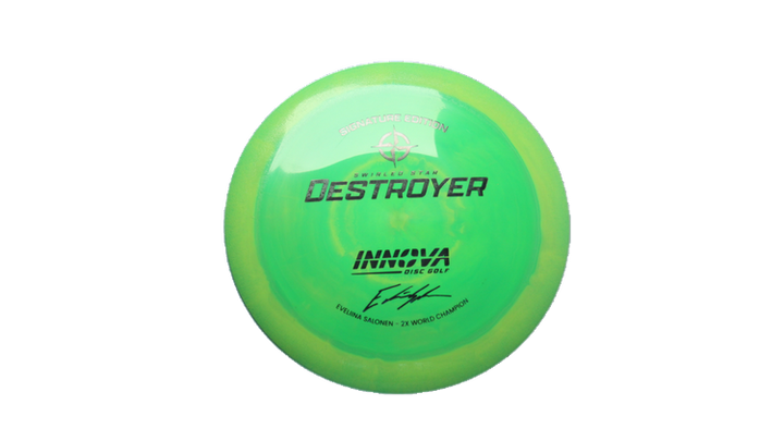 Innova 2026 2X Eveliina Signature Edition Swirled Star Destroyer Distance Driver Front View