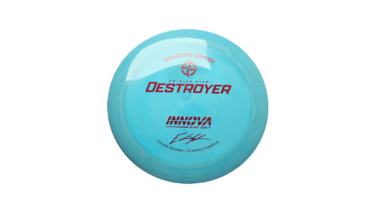 Innova 2026 2X Eveliina Signature Edition Swirled Star Destroyer Distance Driver Front View