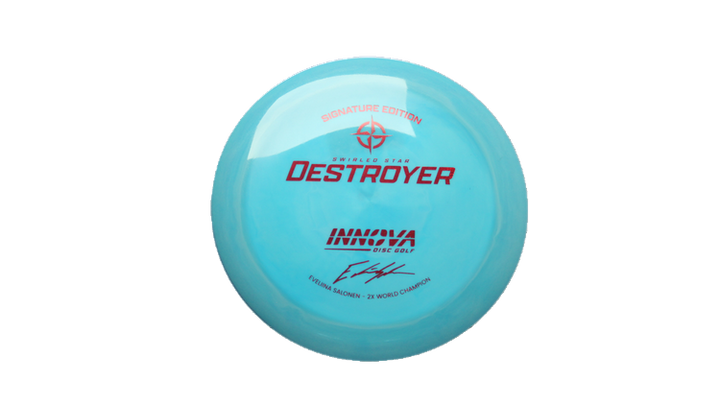 Innova 2026 2X Eveliina Signature Edition Swirled Star Destroyer Distance Driver Front View