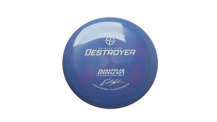 Innova 2026 2X Eveliina Signature Edition Swirled Star Destroyer Distance Driver Front View