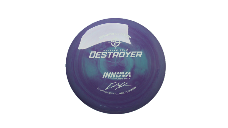 Innova 2026 2X Eveliina Signature Edition Swirled Star Destroyer Distance Driver Front View